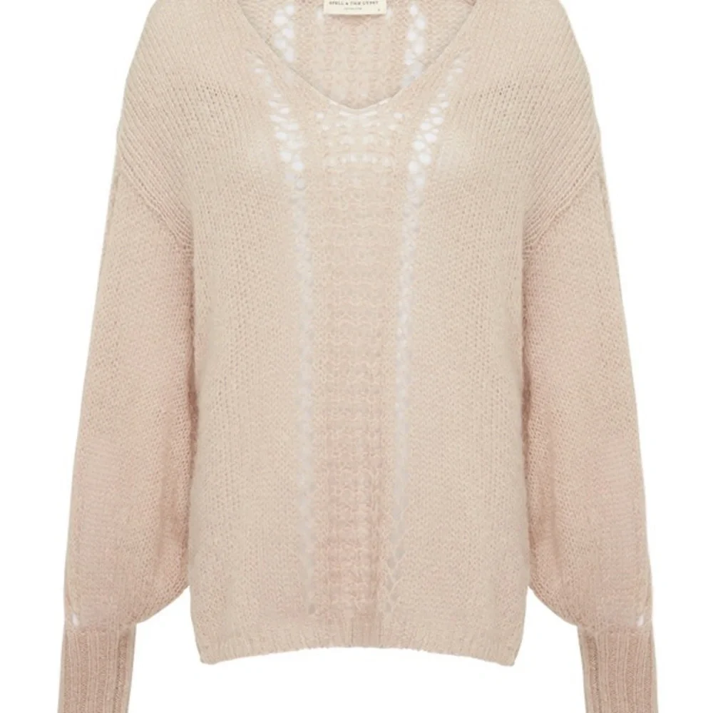 Spell & the Gypsy V Neck Mohair Jumper Sweater 🪆 - Picture 2 of 4